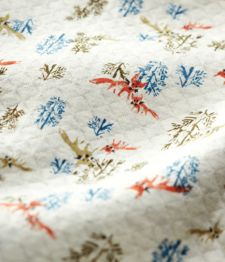 Mono acolchado de beb&eacute;. beige/multicolor